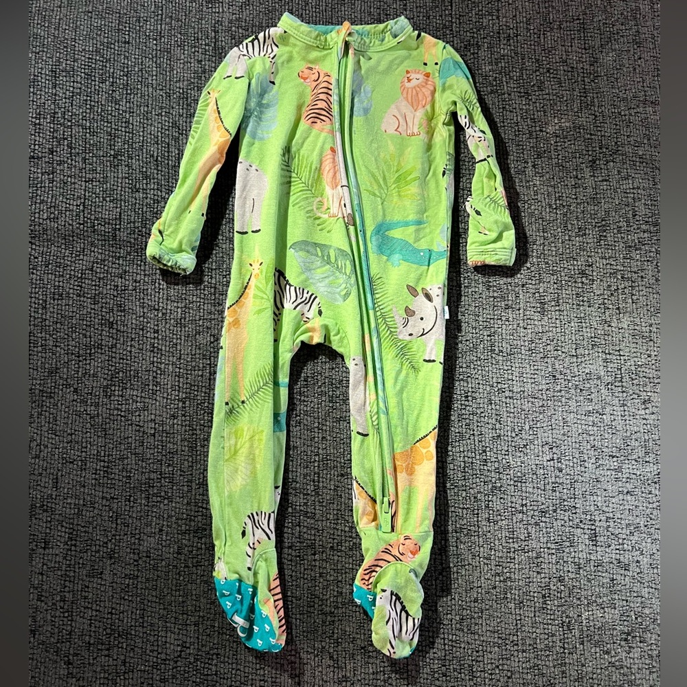 Posh Peanut Safari Print Footie